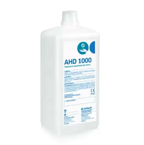 ⁨AHD 1000 500 ml Medilab Alkoholowy płyn do higienicznej i chirurgicznej dezynfekcji rąk i skóry.⁩ w sklepie Wasserman.eu