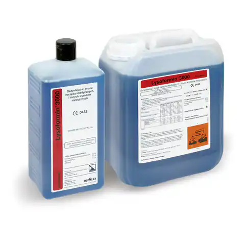 ⁨LYSOFORMIN 3000-1 litr Medilab Koncentrat do manualnej dezynfekcji wyrobów medycznych oraz powierzchni⁩ w sklepie Wasserman.eu