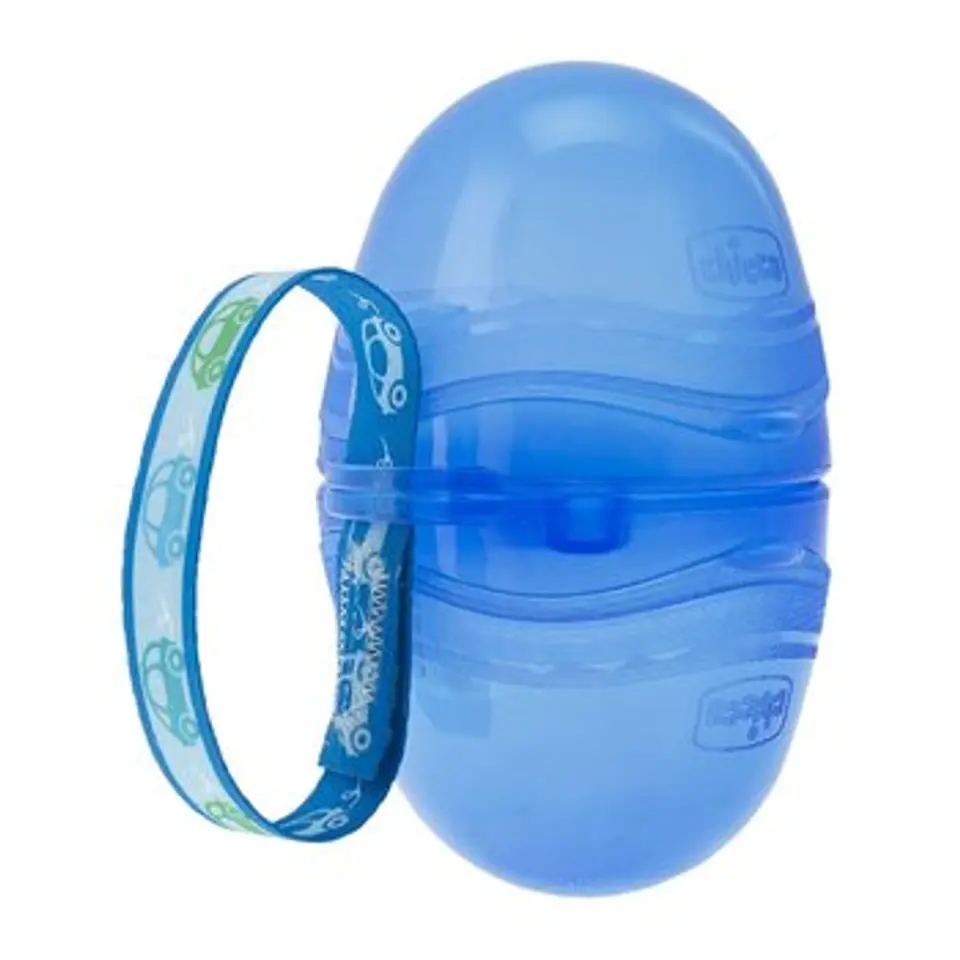 ⁨CHICCO Etui podwójne do smoczka, niebieskie⁩ w sklepie Wasserman.eu