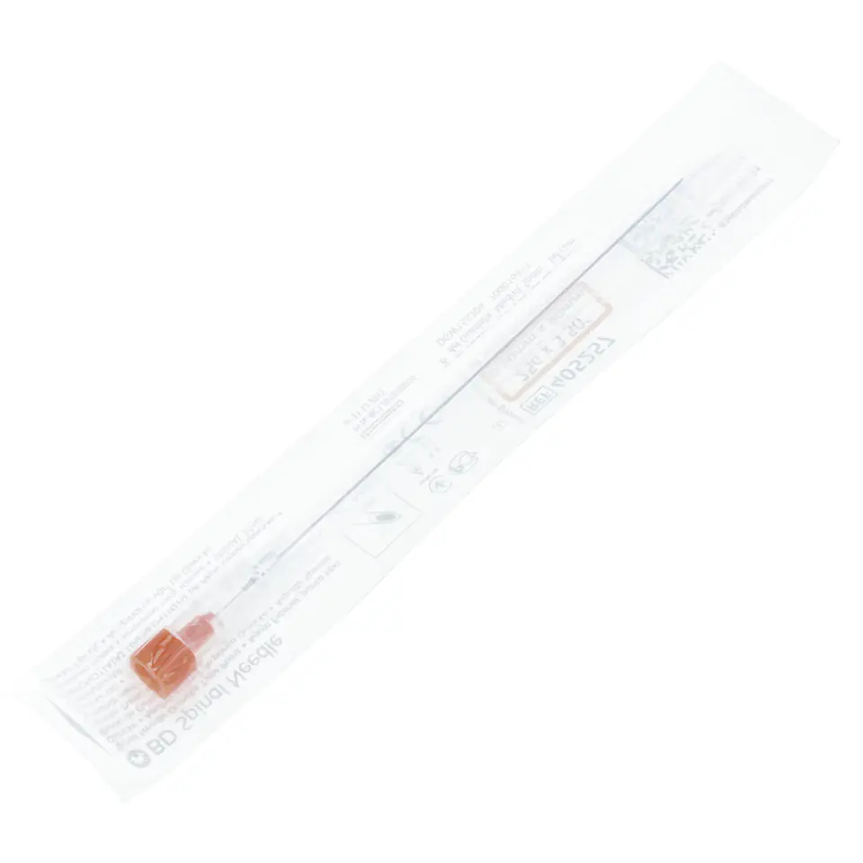 BD YALE 0,50 × 90 mm 25G Igła lędźwiowa, cienkościenna, z osłonką, jednorazowa w sklepie Wasserman.eu