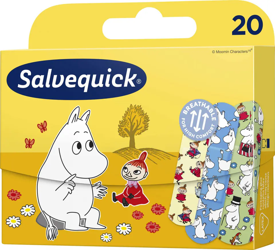 ⁨Salvequick Moominki 20 szt Plaster 20 szt⁩ w sklepie Wasserman.eu