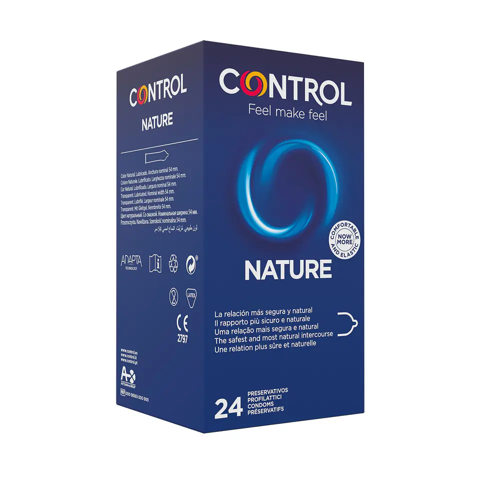 CONTROL NATURE Prezerwatywy 24 szt., lateksowe, z naturalnego kauczuku w sklepie Wasserman.eu