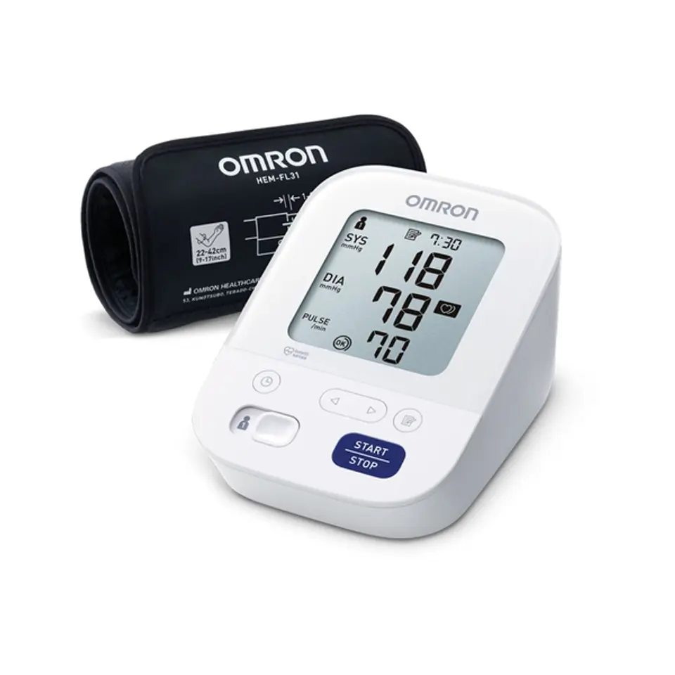 ⁨OMRON M3 COMFORT HEM-7155-E Ciśnieniomierz elektroniczny z mankietem Intelli Wrap⁩ w sklepie Wasserman.eu