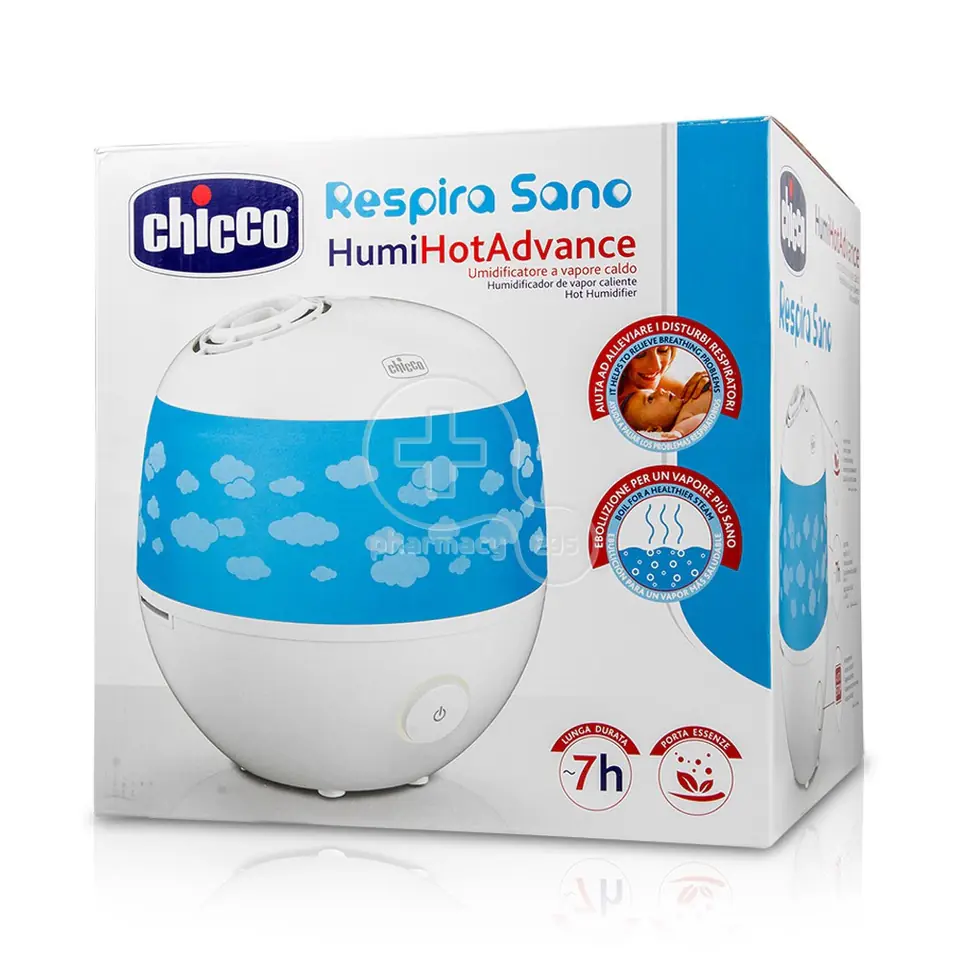 ⁨CHICCO HUMI HOT ADVANCE Nawilżacz parowy, dla dzieci, z automatycznym wyłącznikiem⁩ w sklepie Wasserman.eu