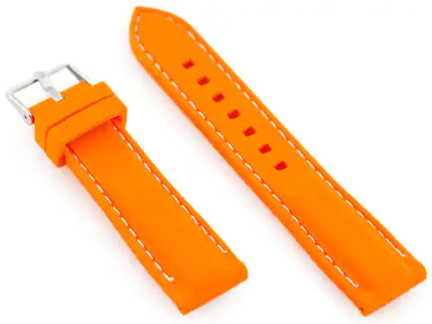 ⁨Pasek gumowy do zegarka U20 - pomarańcz 18mm⁩ w sklepie Wasserman.eu