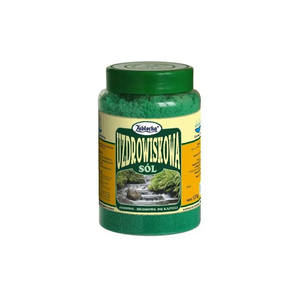 ⁨ZABŁOCKA 1,2 kg Sól uzdrowiskowa jodowo-bromowa do kąpieli, z Dębowca⁩ w sklepie Wasserman.eu
