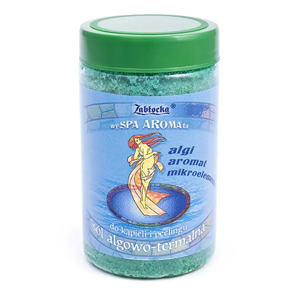 ⁨ZABŁOCKA 400 g Sól algowo-termalna do kąpieli i peelingu, z solą jodowo-bromową⁩ w sklepie Wasserman.eu