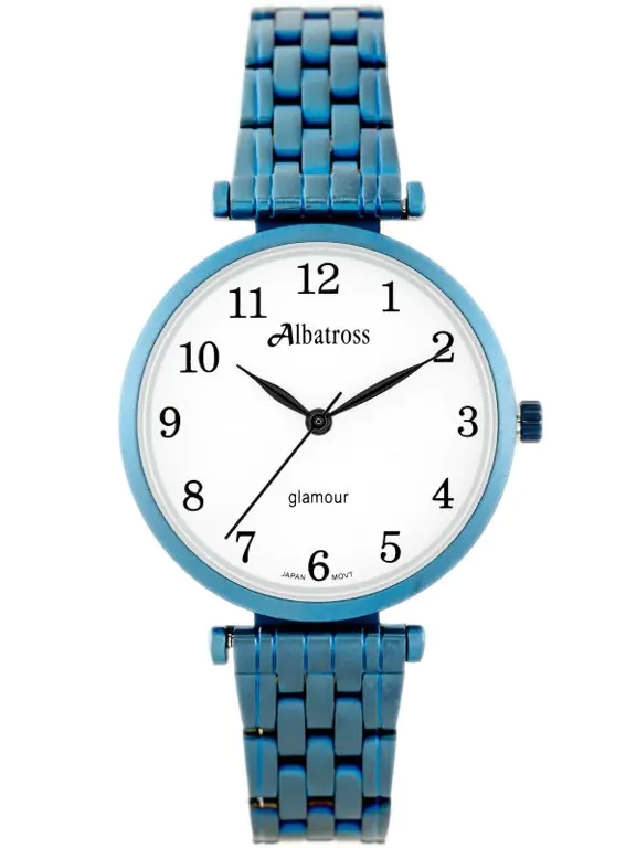 ZEGAREK DAMSKI ALBATROSS Glamour ABBB97 (za537d) blue/white w sklepie Wasserman.eu