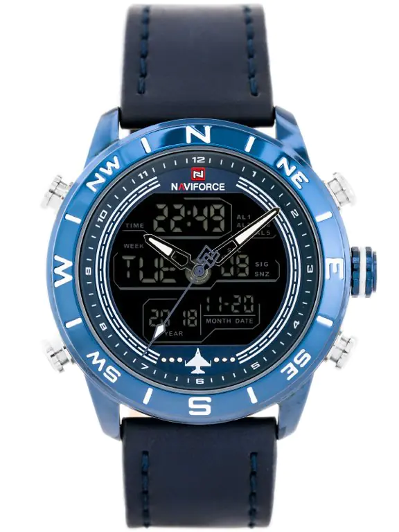 ⁨ZEGAREK MĘSKI NAVIFORCE - NF9144 (zn077e) - blue + box⁩ w sklepie Wasserman.eu