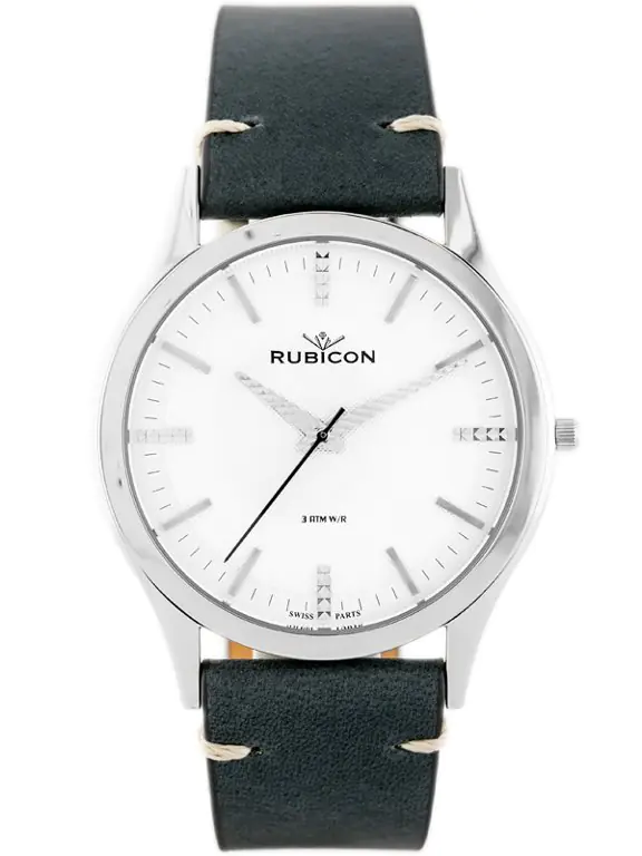 ZEGAREK MĘSKI RUBICON RNCE06 (zr096a) w sklepie Wasserman.eu