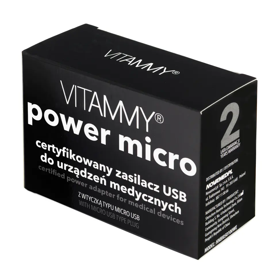 ⁨VITAMMY POWER MICRO NEXT Zasilacz do ciśnieniomierzy VITAMMY NEXT 1, 5, 9⁩ w sklepie Wasserman.eu