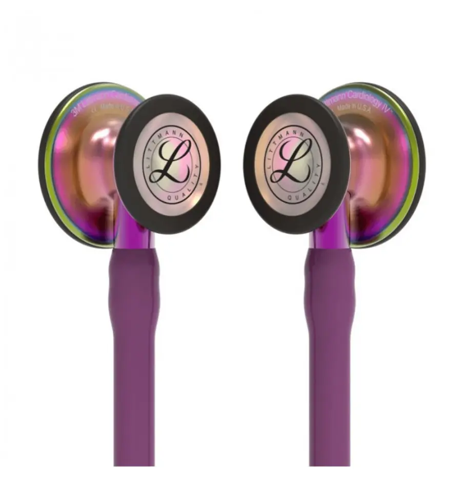 ⁨LITTMANN CARDIOLOGY IV 6205 RAINBOW-FINISH PLUM BLACK PURPLE Stetoskop kardiologiczny⁩ w sklepie Wasserman.eu