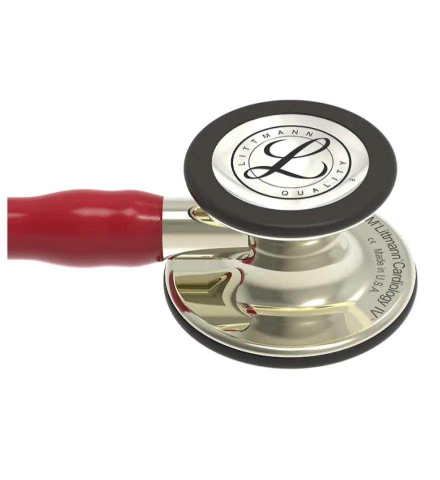 ⁨LITTMANN CARDIOLOGY IV 6176 CHAMPAGNE-FINISH BLACK BURGUND Stetoskop kardiologiczny⁩ w sklepie Wasserman.eu