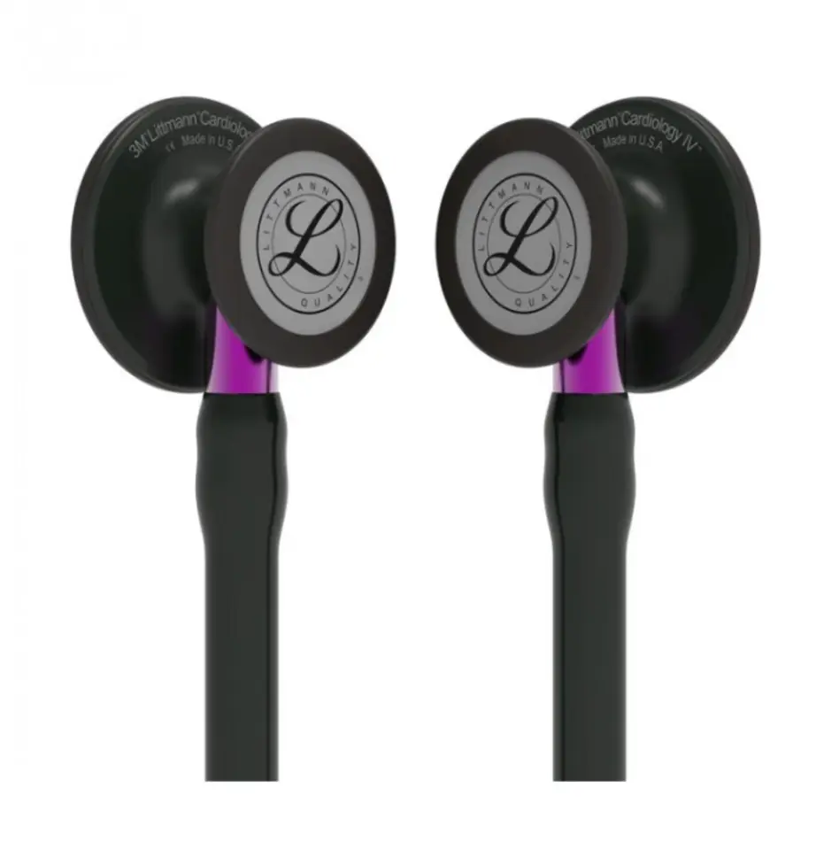 ⁨LITTMANN CARDIOLOGY IV 6203 BLACK-FINISH BLACK PURPLE Stetoskop kardiologiczny⁩ w sklepie Wasserman.eu