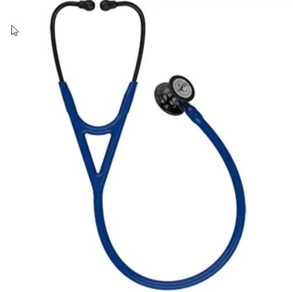 ⁨Stetoskop Littmann Cardiology IV 6202 Stetoskop kardiologiczny High Polish Smoke-Finish,przew. granat,lira czarna,trzon nieb.⁩ w sklepie Wasserman.eu