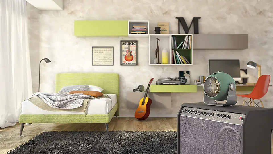 ⁨OLIMPIA SPLENDID CALDODESIGN S Termowentylator ceramiczny, vintage styl, 1800 W⁩ w sklepie Wasserman.eu