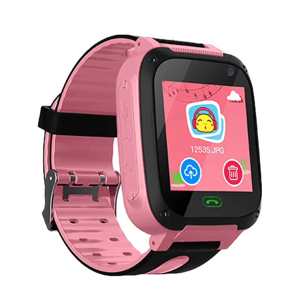 ⁨VITAMMY DINO różowa + zegarek VITAMMY SMART KID WATCH różowy Zestaw prezentowy szczoteczka soniczna do zębów dla dzieci i zegarek gps⁩ w sklepie Wasserman.eu