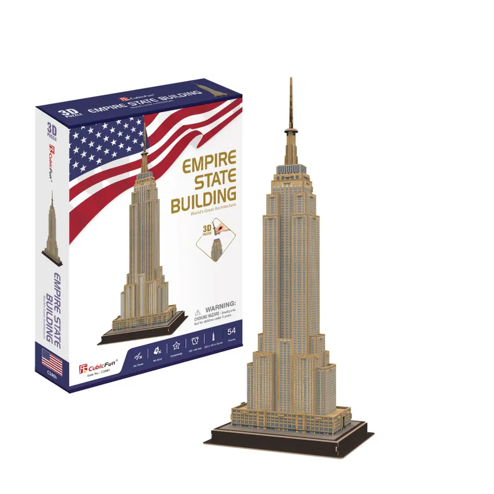 ⁨Puzzle 3D Empire State Building 54 pcs⁩ at Wasserman.eu