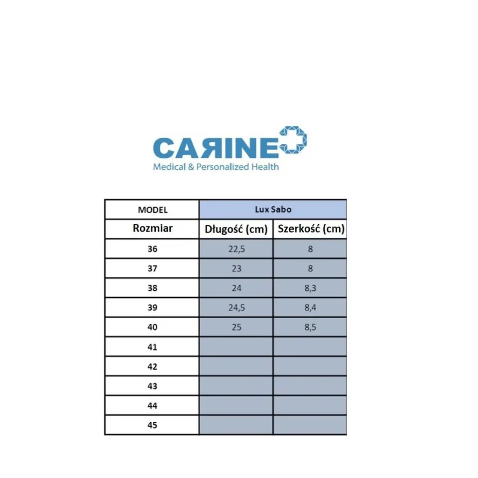 ⁨CARINE LUX SABO ROZM. 41 Trepy dla medyków, chodaki z perforacją, NT054⁩ w sklepie Wasserman.eu