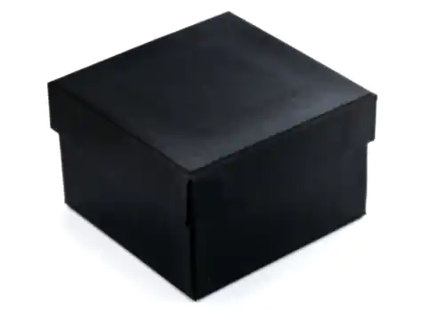 ⁨Prezentowe pudełko na zegarek - czarne (kolor Czarny)⁩ w sklepie Wasserman.eu