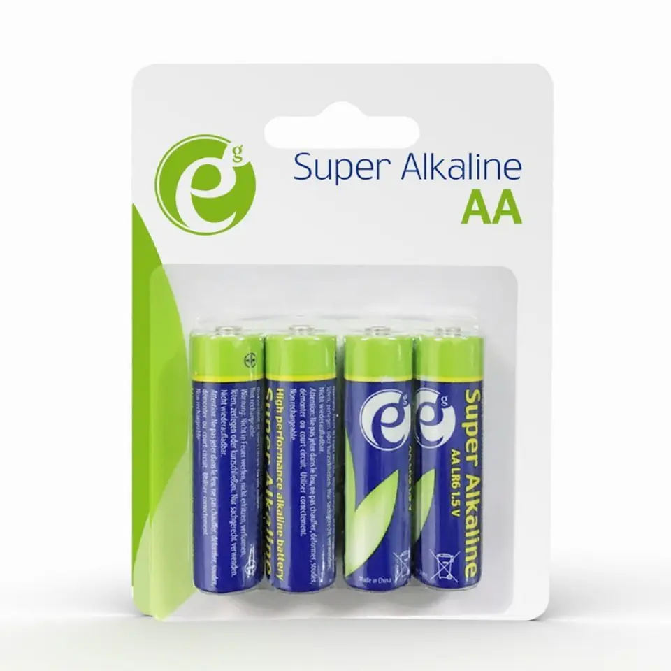 ⁨AA 4 pack alkaline batteries⁩ at Wasserman.eu