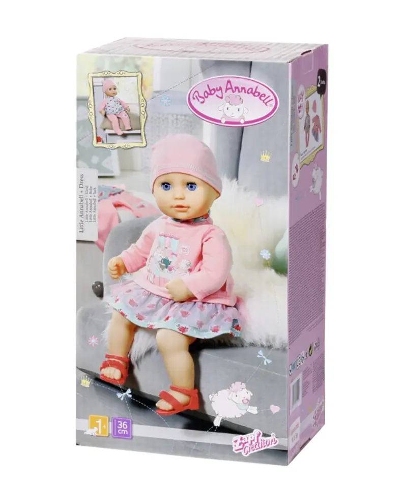 Doll Baby Annabell Small doll with clothes set at Wasserman.eu