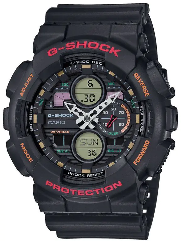 ⁨ZEGAREK MĘSKI CASIO G-SHOCK GA-140-1A4ER (zd137b)⁩ w sklepie Wasserman.eu