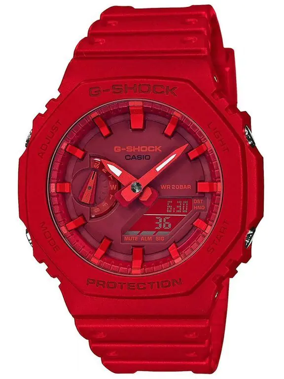 ⁨ZEGAREK MĘSKI CASIO G-SHOCK OCTAGON GA-2100-4AER (zd139c)⁩ w sklepie Wasserman.eu