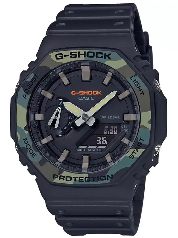 ⁨ZEGAREK MĘSKI CASIO G-SHOCK OCTAGON GA-2100SU-1AER (zd139d)⁩ w sklepie Wasserman.eu