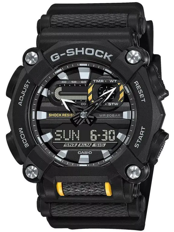 ⁨ZEGAREK MĘSKI CASIO G-SHOCK GA-900-1AER (zd142a)⁩ w sklepie Wasserman.eu