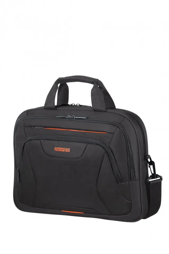 ⁨Laptop bag AT WORK 15.6 black-orange⁩ at Wasserman.eu