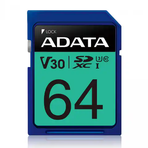 ⁨Karta pamięci SDXC PremierPro 64GB UHS-I U3 V30 100/80 MB/s⁩ w sklepie Wasserman.eu