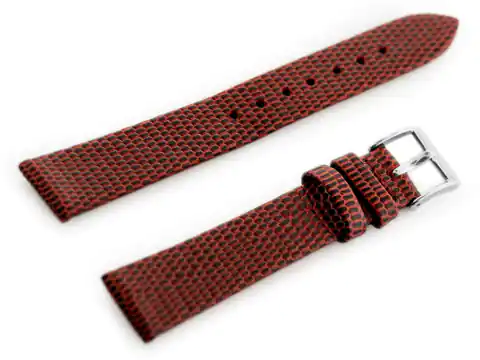 ⁨Pasek skórzany do zegarka W107 - czerwony/sr. 12mm⁩ w sklepie Wasserman.eu