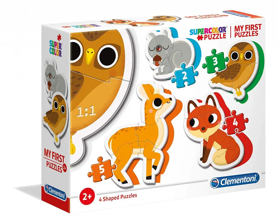 Puzzle Moje Pierwsze Puzzle - Leśne zwierzęta w sklepie Wasserman.eu
