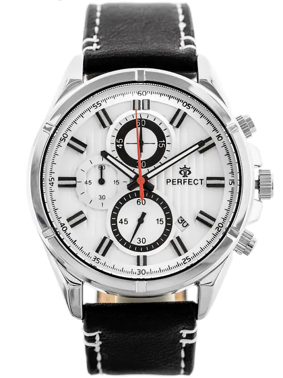 ⁨ZEGAREK MĘSKI PERFECT CH03L - CHRONOGRAF (zp352a) + BOX⁩ w sklepie Wasserman.eu