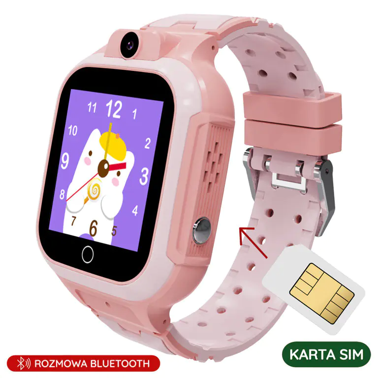 ⁨SMARTWATCH DZIECIĘCY PACIFIC 33-2 KIDS - pink (sy029b)⁩ w sklepie Wasserman.eu