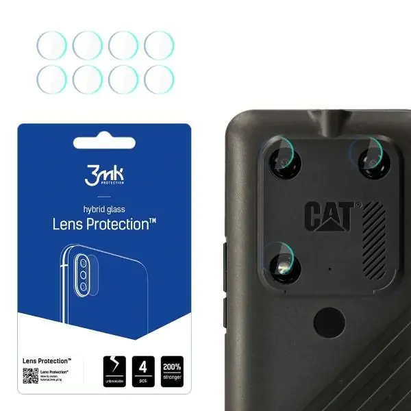 ⁨3MK Lens Protect Cat S53 Ochrona na obiektyw aparatu 4szt⁩ w sklepie Wasserman.eu