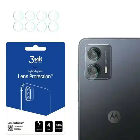 ⁨3MK Lens Protect Motorola Moto G53 Ochrona na obiektyw aparatu 4szt⁩ w sklepie Wasserman.eu