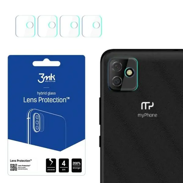 ⁨3MK Lens Protect MyPhone Fun 9 Ochrona na obiektyw aparatu 4szt⁩ w sklepie Wasserman.eu