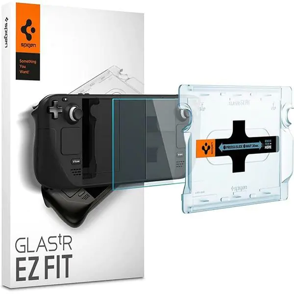 ⁨Spigen Glas.TR Steam Deck "EZ FIT" szkło hartowane AGL05600⁩ w sklepie Wasserman.eu