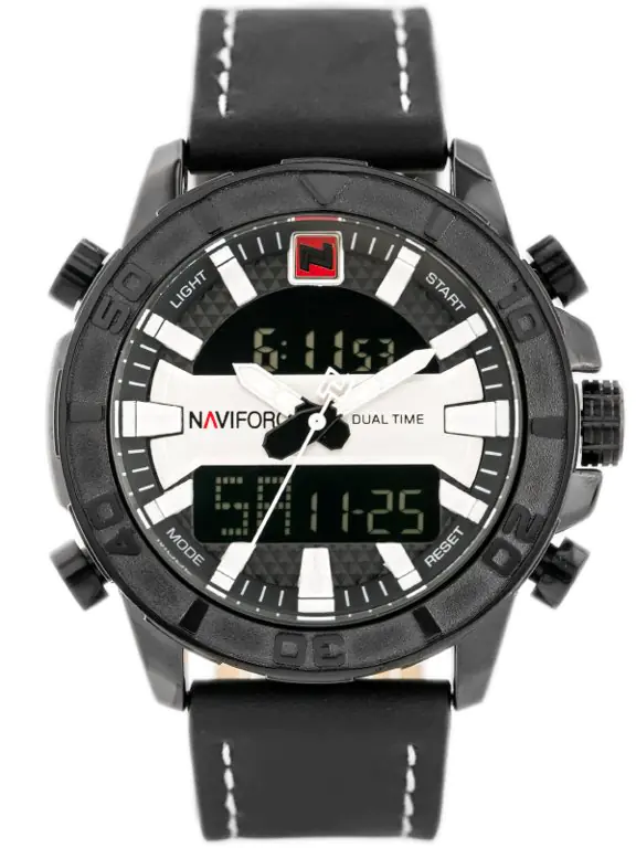 ⁨ZEGAREK MĘSKI NAVIFORCE - NF9114 (zn046a) - black/silver⁩ w sklepie Wasserman.eu