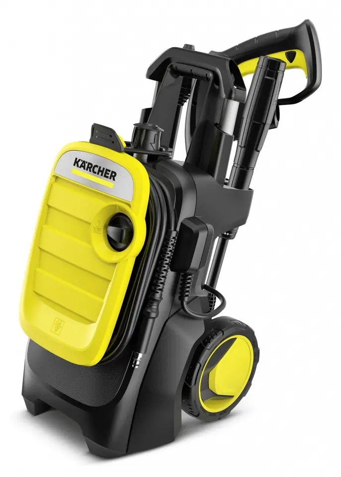 ⁨Kärcher K 5 COMPACT pressure washer Upright Electric 500 l/h 2100 W Black, Yellow⁩ at Wasserman.eu