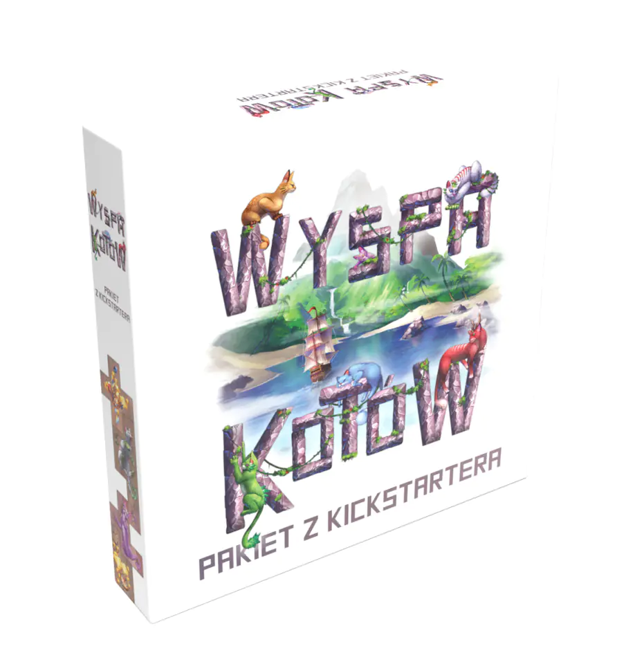 ⁨GRA WYSPA KOTÓW: PAKIET Z KICKSTARTERA dodatek - LUCKY DUCK GAMES⁩ w sklepie Wasserman.eu