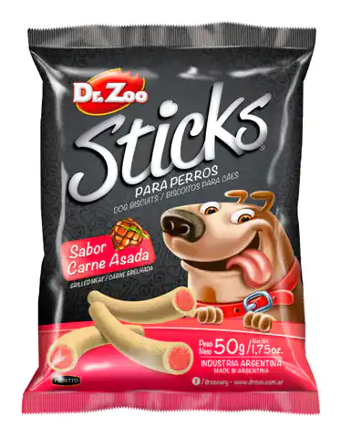 ⁨DR ZOO Sticks Carne Asada - Paluszki dla psa o smaku grillowanego mięsa 50g [11186]⁩ w sklepie Wasserman.eu