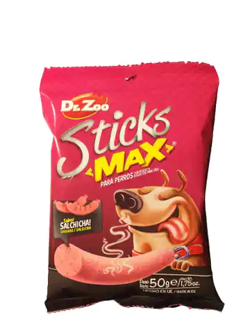 ⁨DR ZOO Sticks Max Salchicha - Paluszki Max dla psa o smaku kiełbaski 50g [11187]⁩ w sklepie Wasserman.eu
