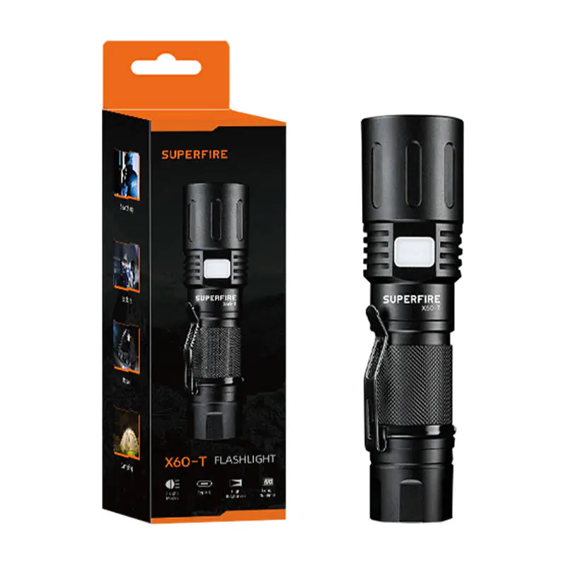 ⁨Latarka Superfire X60-T, 1500lm, USB⁩ at Wasserman.eu