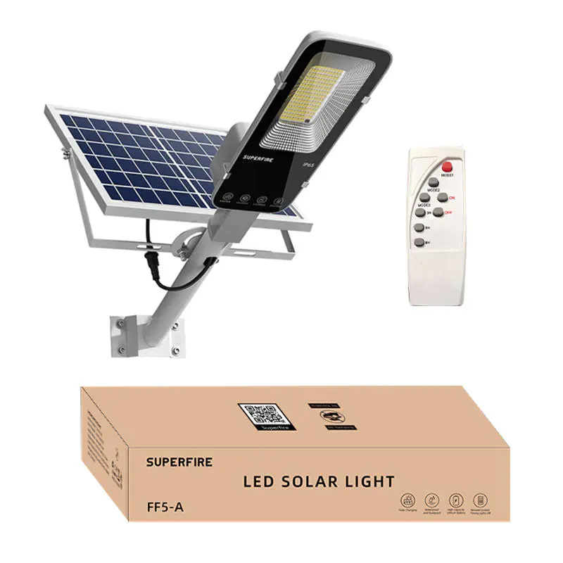 ⁨Lampa solarna Superfire FF5-A, 63W, 500lm, 5000mAh⁩ w sklepie Wasserman.eu