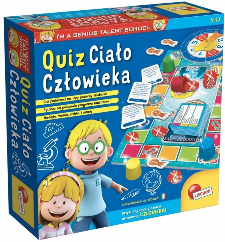 ⁨Gra Im a Genius Quiz - Ciało człowieka⁩ w sklepie Wasserman.eu