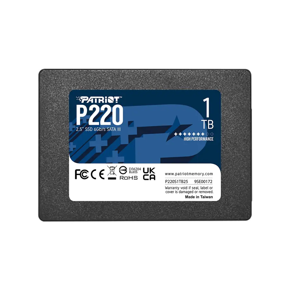 ⁨SSD PATRIOT P220 1TB SATA 2,5"⁩ w sklepie Wasserman.eu