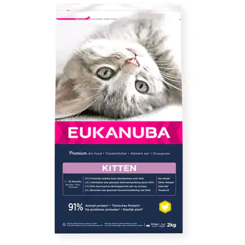 ⁨Eukanuba Kitten Healthy Start Rich in Chicken 2kg⁩ w sklepie Wasserman.eu